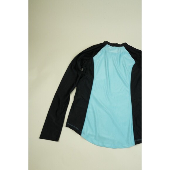 Women's Coolrun Blue Long Sleeve Swim Shirt Size S UPF 50+ Sun Protection - Picture 6 of 8